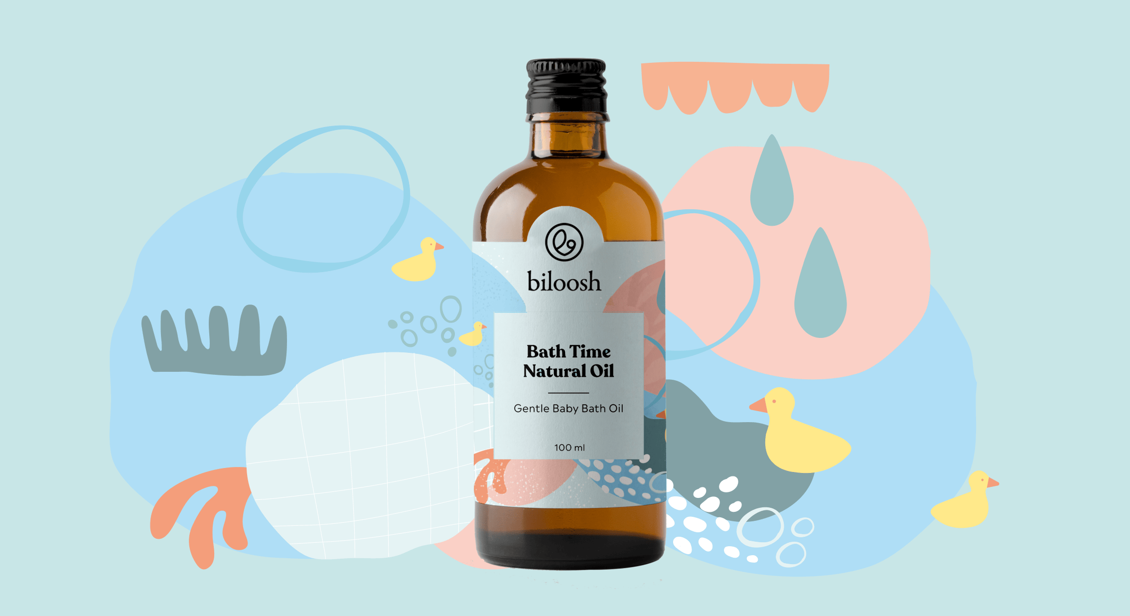 Biloosh Bath Time Natural Oil product scene